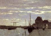 Johan Hendrik Weissenbruch View of Haarlen oil painting reproduction